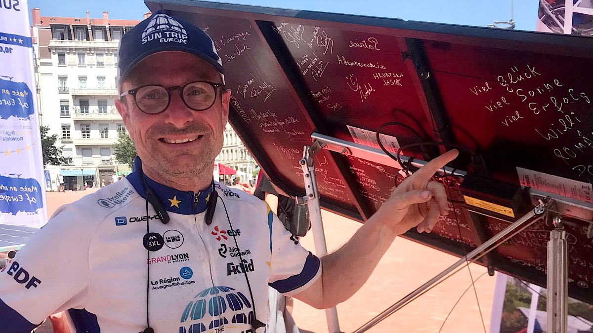 Sun Trip : Lyon-Paris en 24 h en vélo solaire
