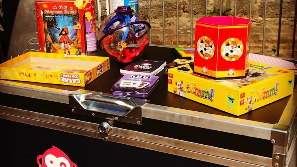 jeux de société sur vélo-cargo