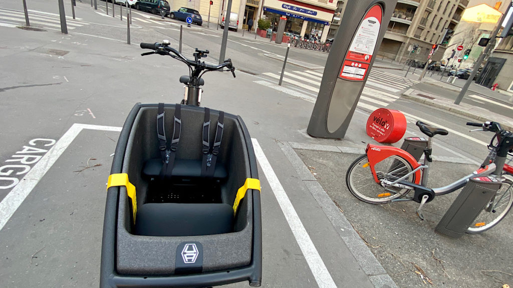 vélos cargo libre-service Lyon