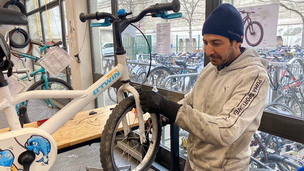 Insertion emploi vélo