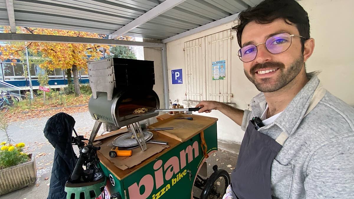 Piam Pizza Bike : le pizzaiolo en vélo cargo